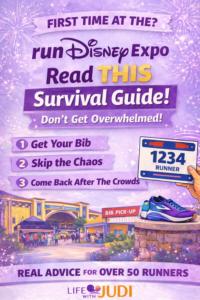 runDisney Expo survival guide for beginners showing tips to avoid overwhelm and navigate race weekend with confidence